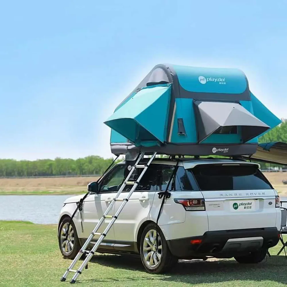 プレイドゥ インフレータブル 3人用 ルーフトップテント カーテント ポータブル PlayDo Inflatable RoofTopTent AMP10