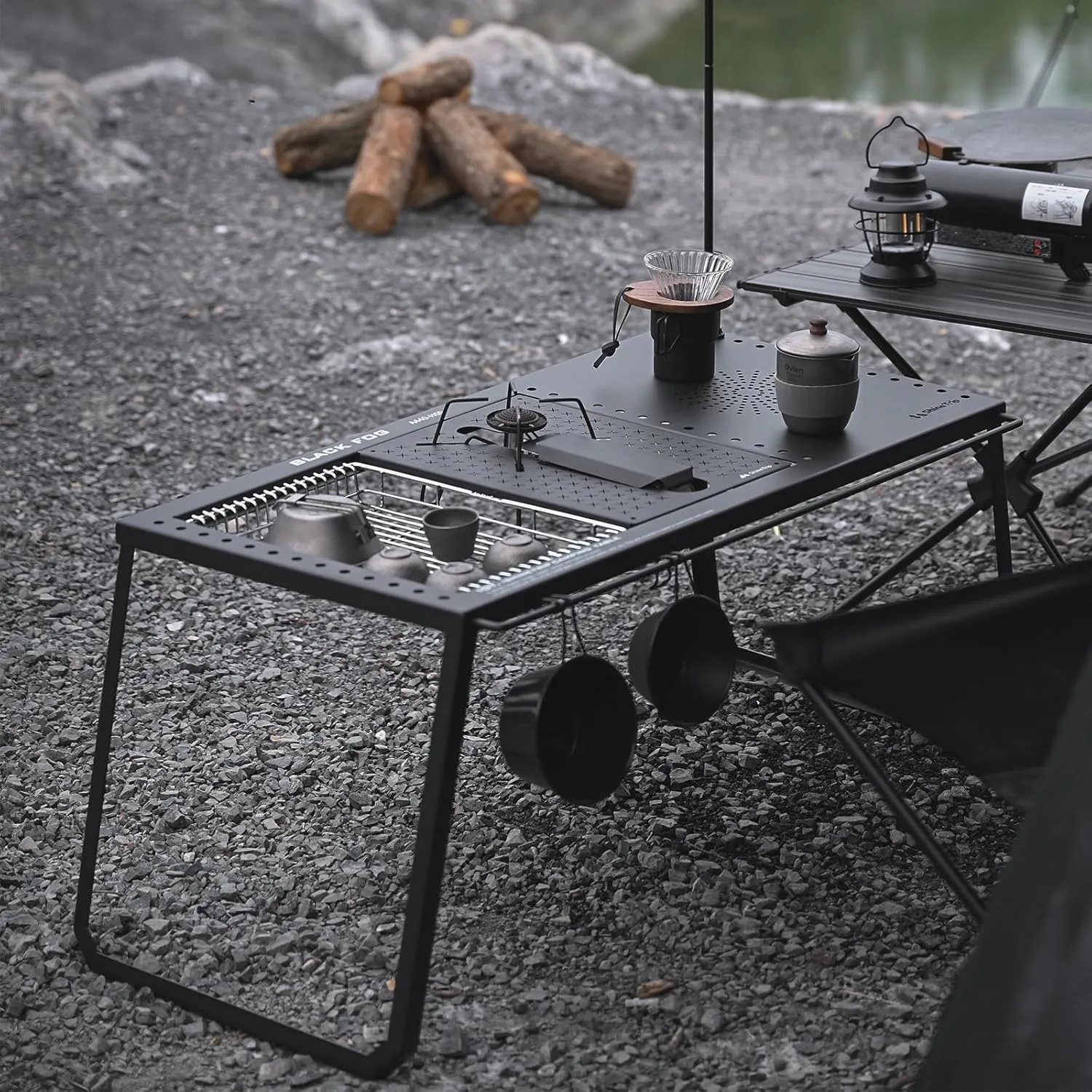 05 Series Black Mist Modular Integrated Camping Kitchen Table (Main Table)