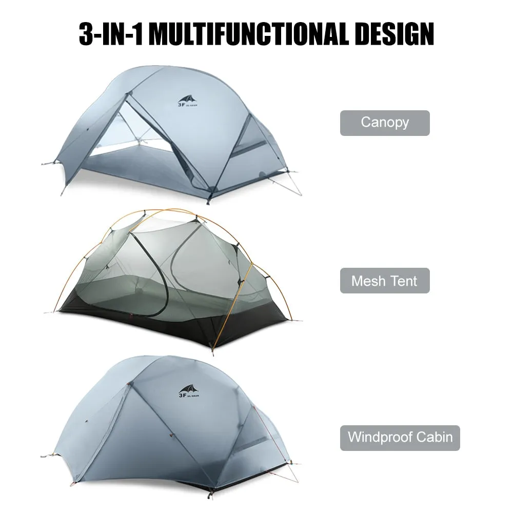 1-2 Person 3 Seasons Double Layer Tent