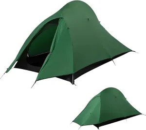 1-2 Person Lightweight Backpacking Tent - Waterproof Tent for 3 Season, Ultralight Camping Tent for Outdoor, Easy Setup for Sports, Hiking, Travel by Croosseoutdoors