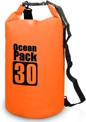 10L / 15L / 20L / 30L Waterproof Dry Backpack Water Bag Roll Sack for Kayaking Rafting Boating River King