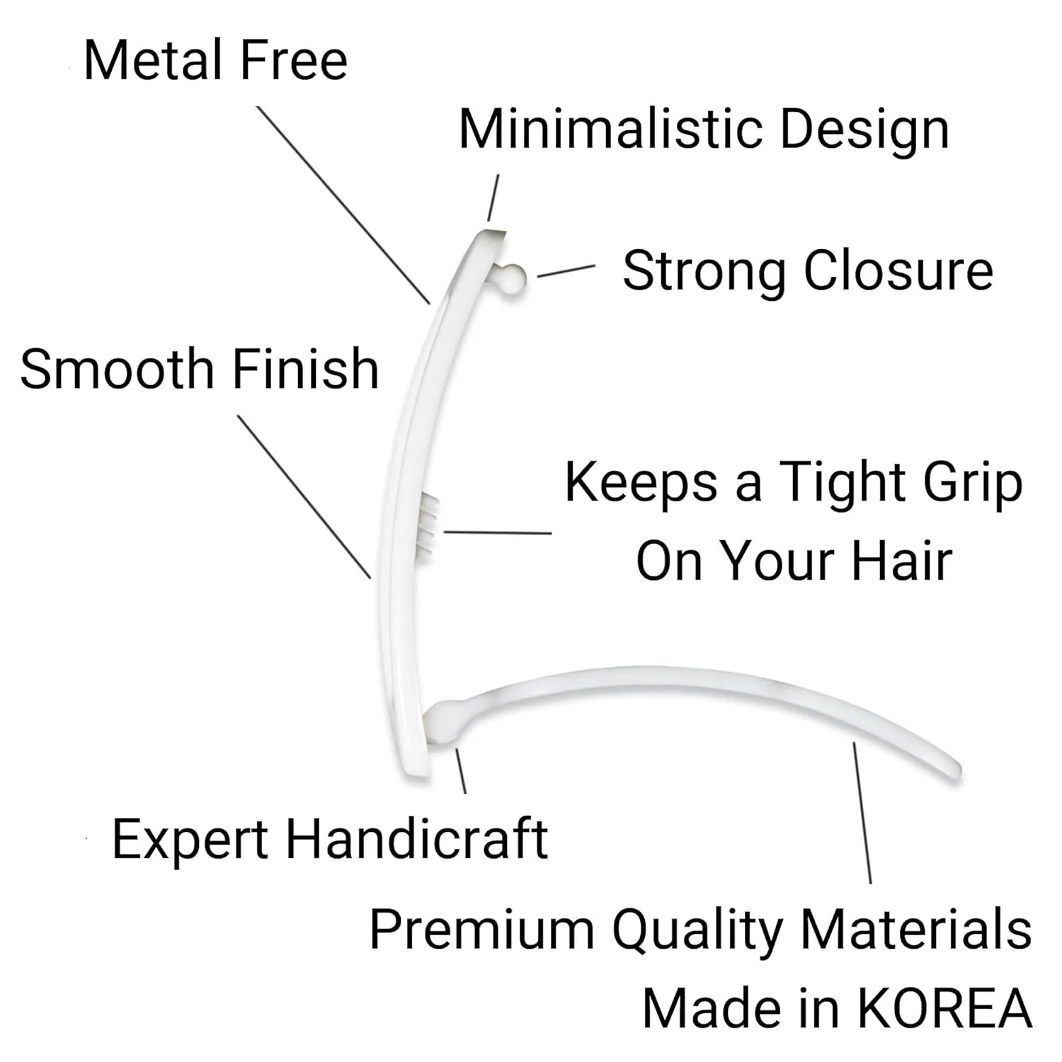 12pcs Hair Barrettes Set for Women and Girls, Hair Clips for Thick Thin Fine Hair, Non-metal Hair Accessories, Non-Slip Grip Handmade Snap Hairpin, BPA Free