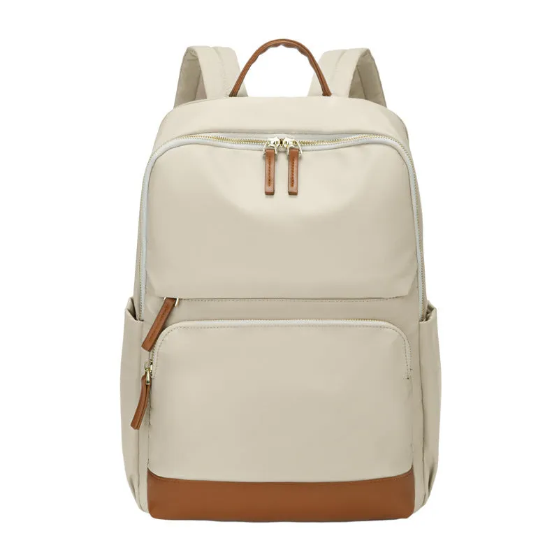 156-inch Computer Large Capacity Women's Lightweight Oxford Cloth Backpack Travel Bag