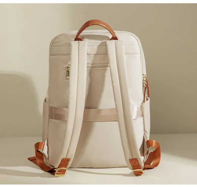 156-inch Computer Large Capacity Women's Lightweight Oxford Cloth Backpack Travel Bag