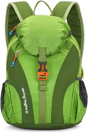 15L Hiking Backpack Ultralight Lightweight Packable Foldable, Small Daypack for Travel Camping Hiking Outdoor Sports Backpack (Green)