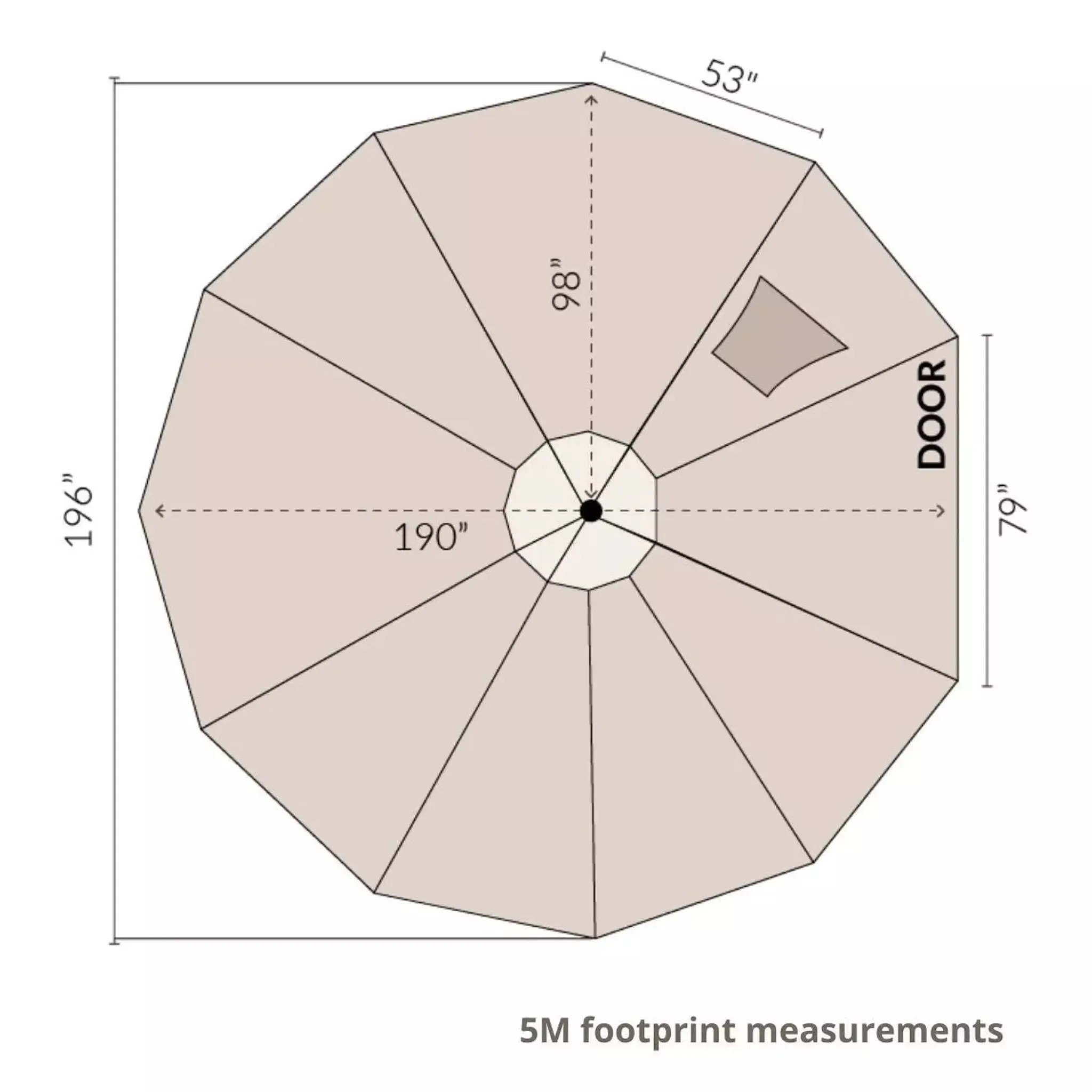 16' (5M) Stella Stargazer Bell Tent