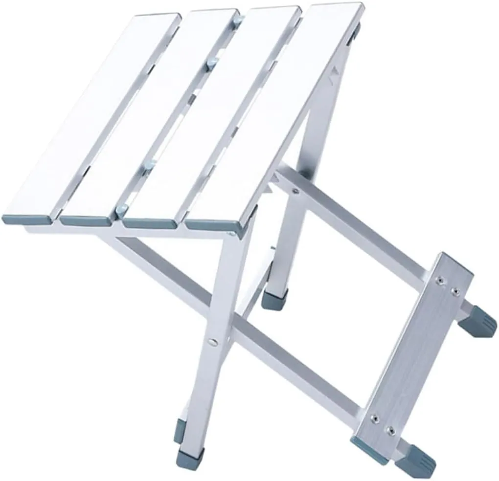 1Pc Aluminum Alloy Folding Chair Lightweight Camping Stool for Outdoor Use Easy to Clean Picnic Chair and Weatherproof Design for Fishing and Hunting Trips