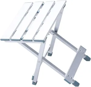 1Pc Aluminum Alloy Folding Chair Lightweight Camping Stool for Outdoor Use Easy to Clean Picnic Chair and Weatherproof Design for Fishing and Hunting Trips