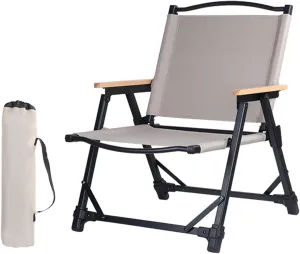 2 Pack Folding Camping Chairs for Outside with Storage Bag Portable Beach Chair Lounger Foldable with Arms Patio Lawn Chair Outdoor Recliner for Outside Picnic Travel Fishing Hiking