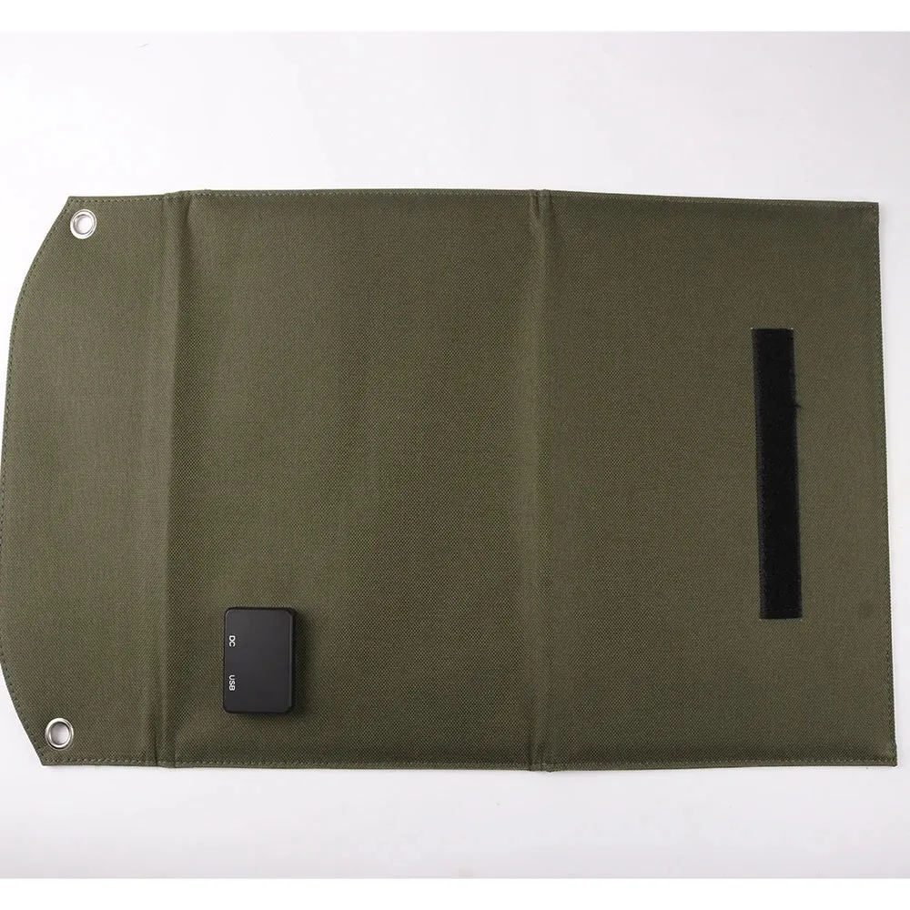 20W Foldable Solar Panel USB Portable Battery Charger for Cell Phone - Waterproof Power Bank for Camping Accessories