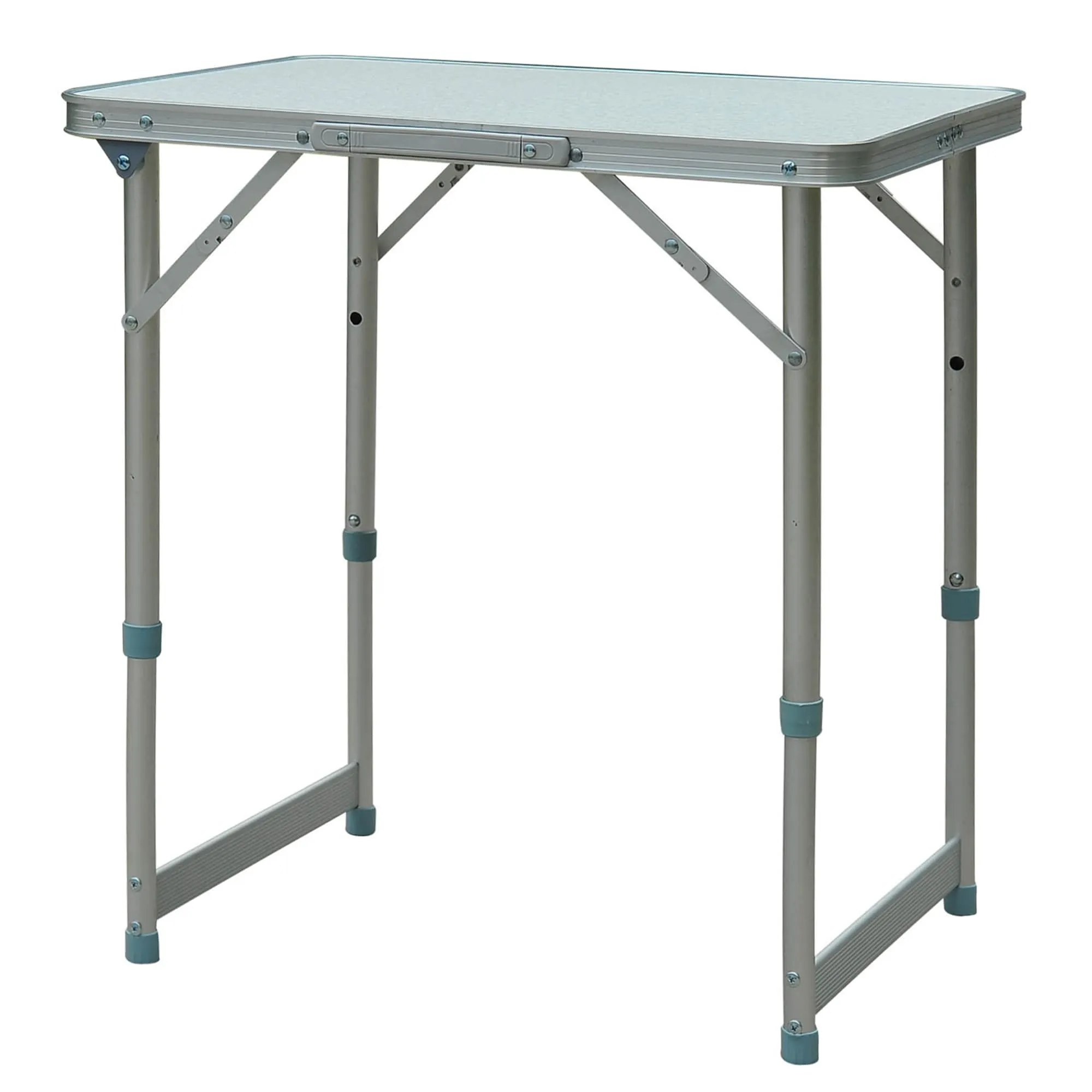 23" Folding Camping Table with Height Adjustability, Lightweight Portable Table with Carry Handle, Outdoor Folding Table
