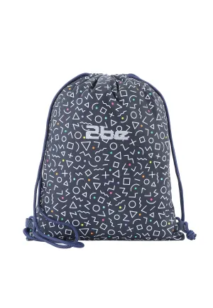 2be String Bag / Lightweight Backpack / Gym Bag Navy