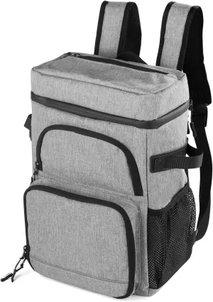30/42 Cans Cooler Backpack, Waterproof Cooler Bag with Bottle Opener for Picnic, Camping, Beach, Hiking, Travel, and Shopping