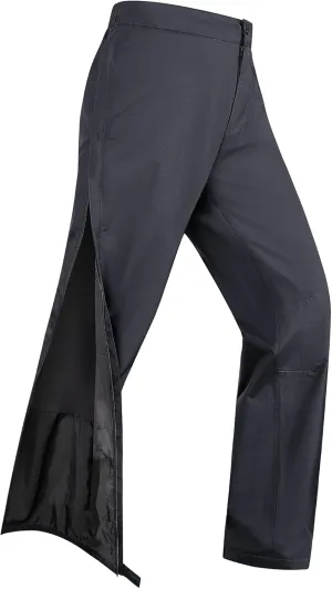 33,000ft Women's Full Zip Rain Pants Lightweight Rain Over Pants Windproof Outdoor Pants for Hiking Fishing Golf