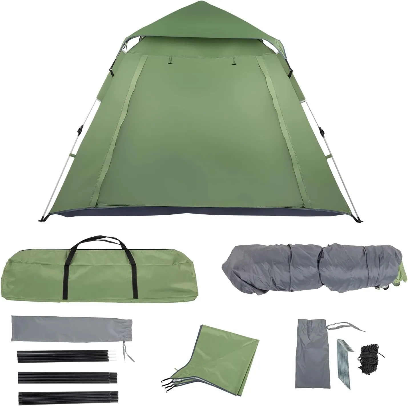 4 Person Outdoor Camping Waterproof 4 Season Folding Tent Hiking Tent Outdoor Camping Tent Family Dome Tent Lightweight Outdoor Tent for Backpacking Hiking Camping Tent for Outdoor Accessories