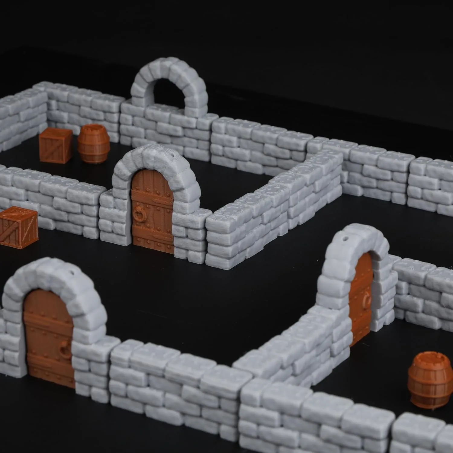 40-Piece Modular Terrain Set for D&D and Pathfinder 28mm