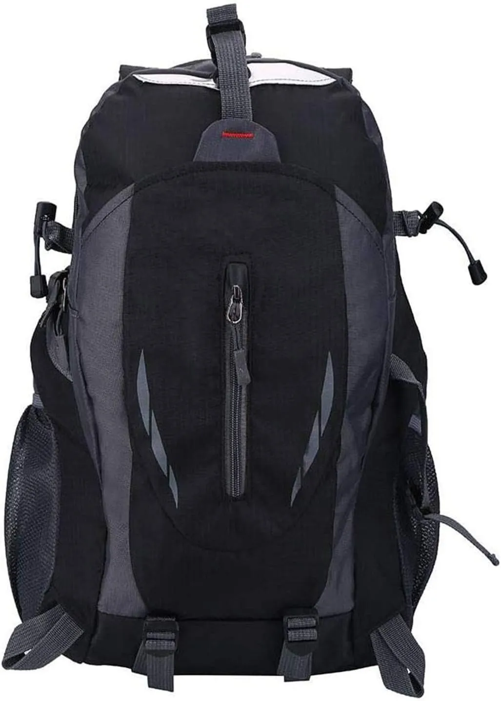 40L Climbing Backpack, 31x19x51cm / 12.2x7.5x20.08inch Nylon Hiking Backpack, Waterproof Backpack Shoulder Bag for Outdoor (Black)