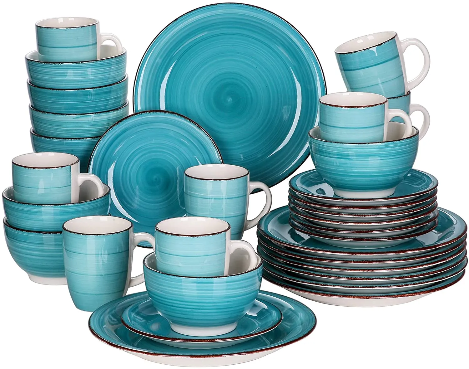 48 Pieces Stoneware Dinner Set