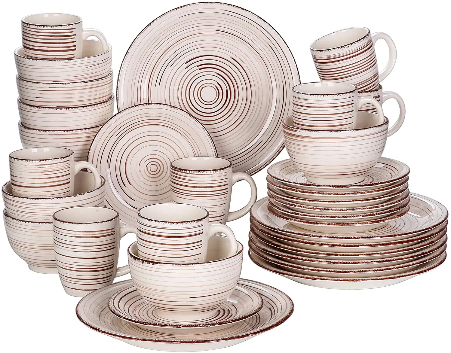 48 Pieces Stoneware Dinner Set