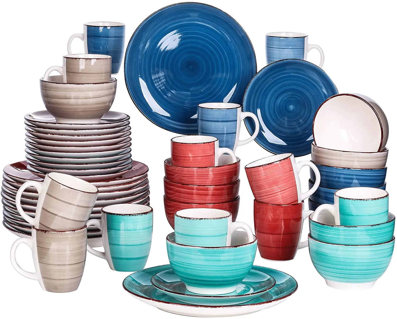 48 Pieces Stoneware Dinner Set