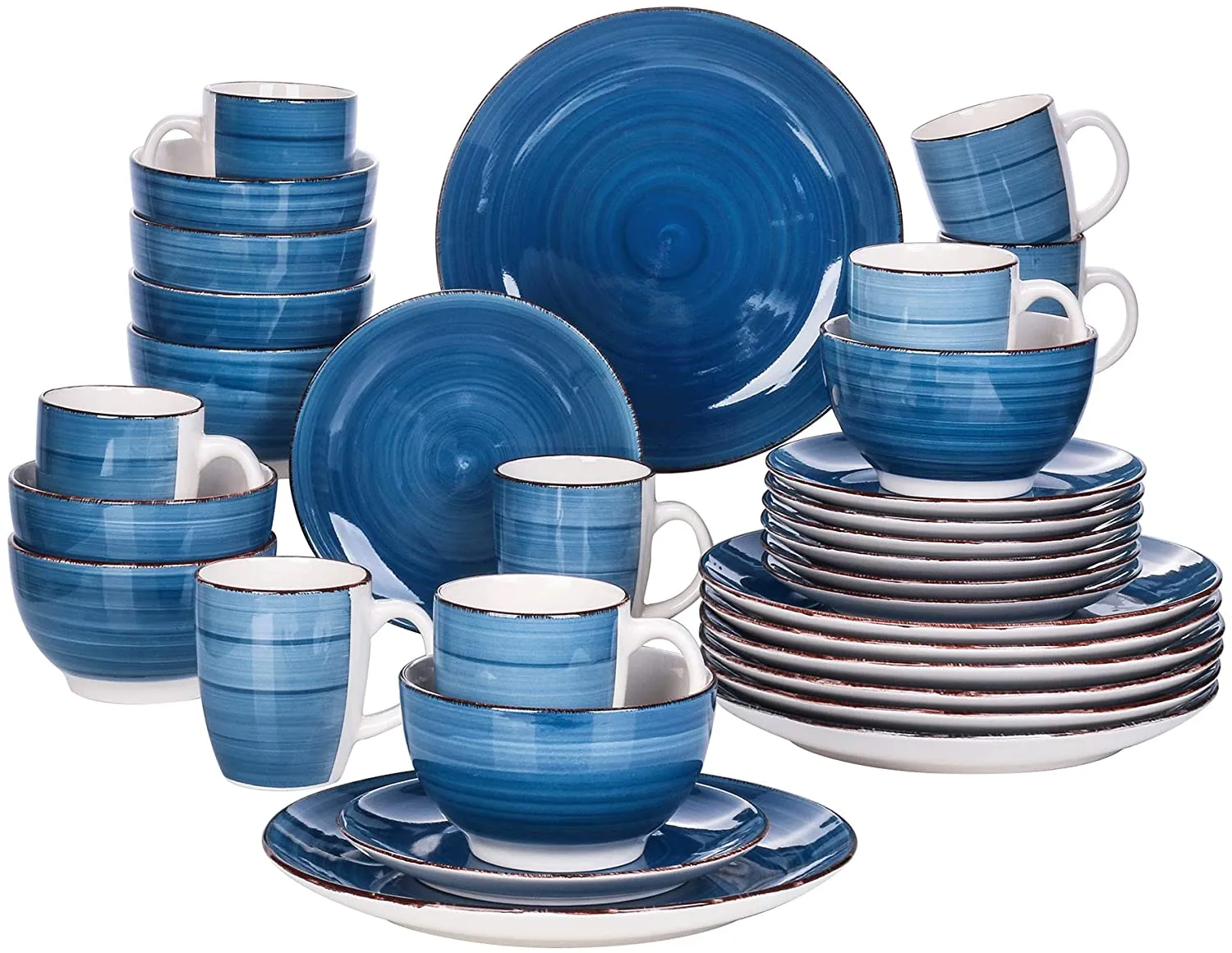 48 Pieces Stoneware Dinner Set