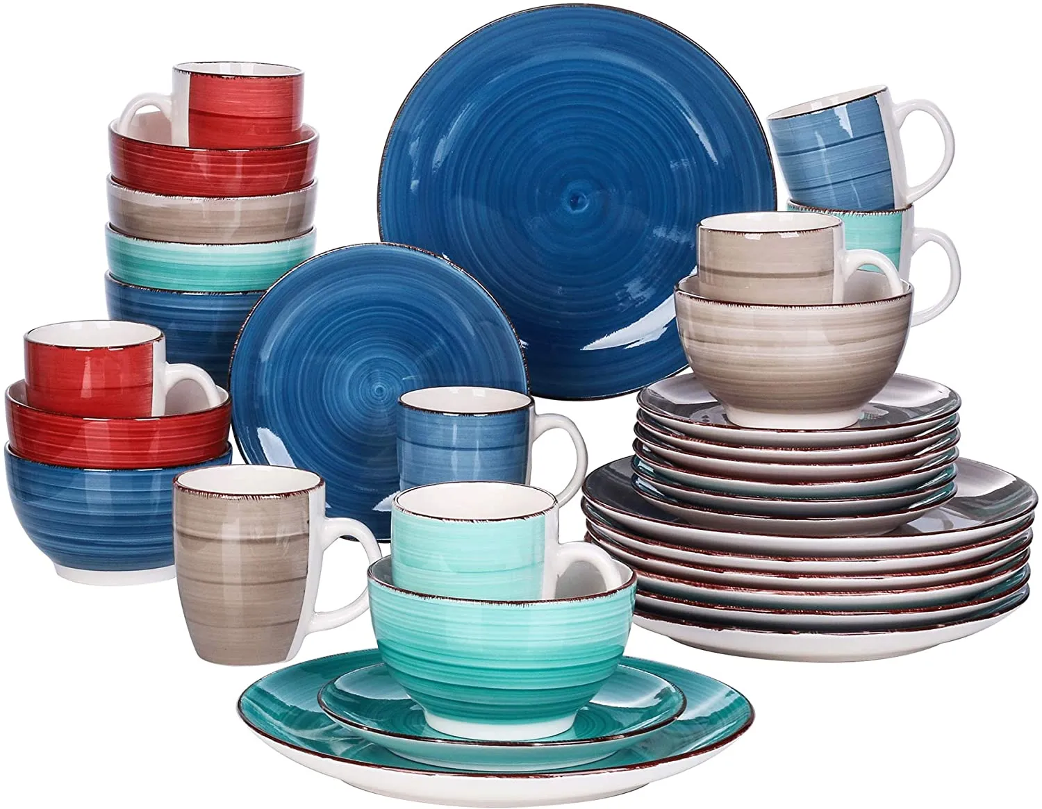 48 Pieces Stoneware Dinner Set
