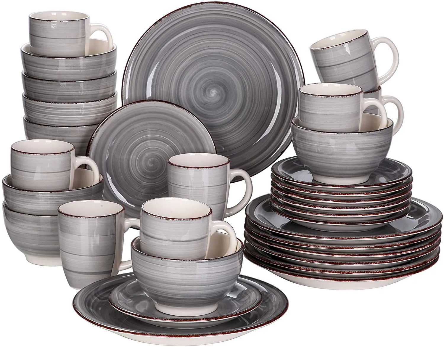 48 Pieces Stoneware Dinner Set
