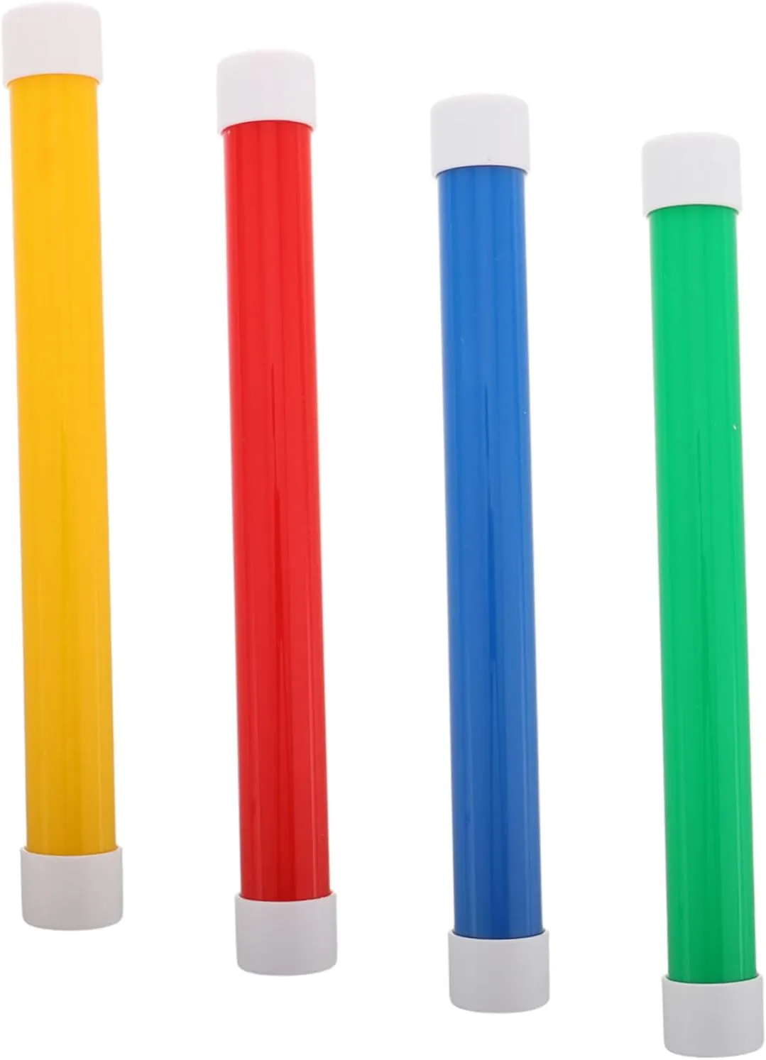 4pcs Boys and Girls Relay Sticks 25cm Sensory Training Equipment for Kindergarten Sports Running Relay Stick Set for School Pe Classes