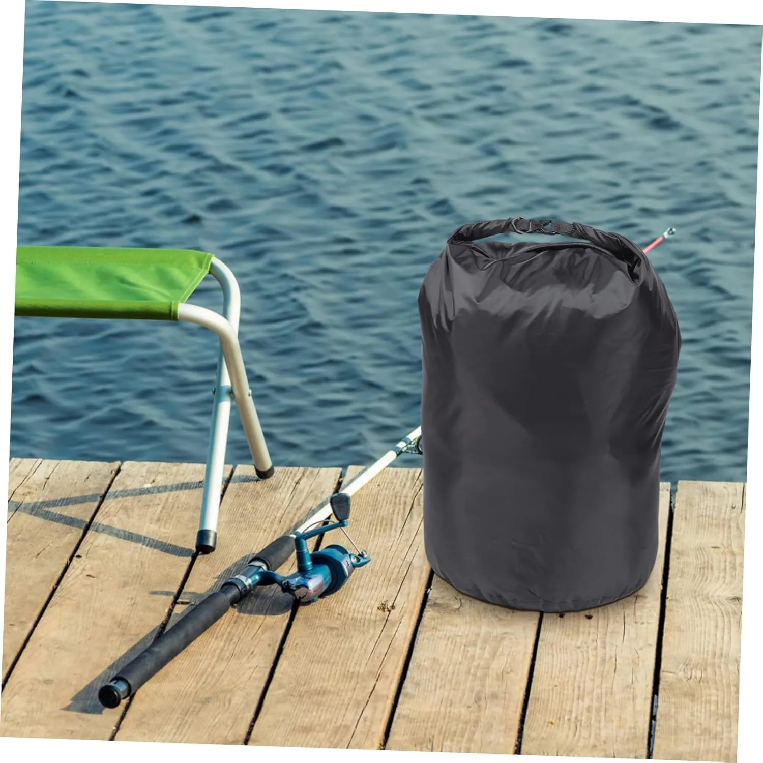 4pcs Sturdy Waterproof Bag for Rafting Beach Portable Boating Bag Pouch Large Capacity