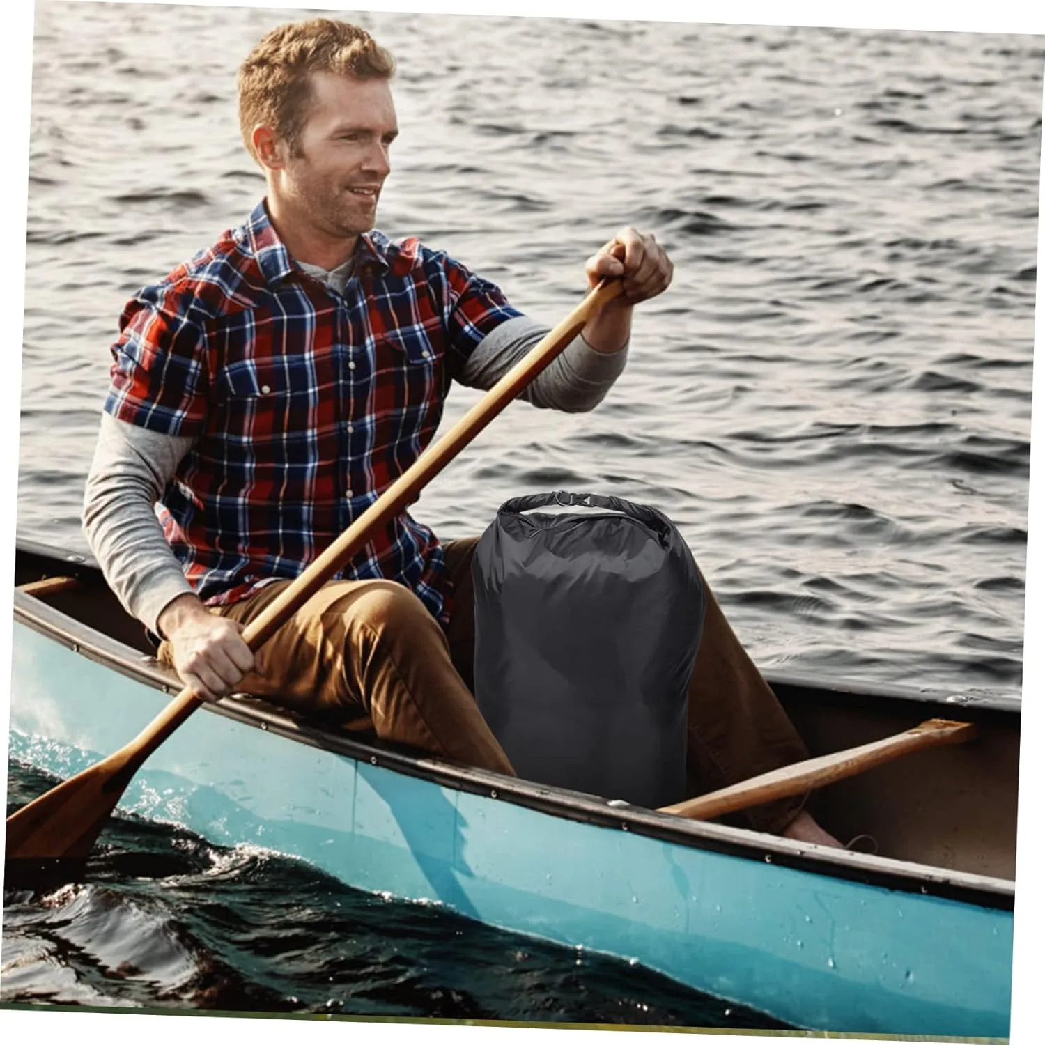4pcs Sturdy Waterproof Bag for Rafting Beach Portable Boating Bag Pouch Large Capacity