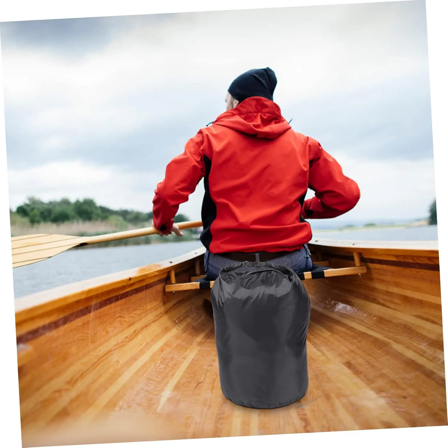 4pcs Sturdy Waterproof Bag for Rafting Beach Portable Boating Bag Pouch Large Capacity