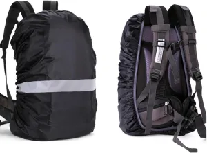 4X Reflective Backpack Rain Cover Hiking Hi-Visibility Outdoor Raincover with Reflective Strip Adjustable Strap