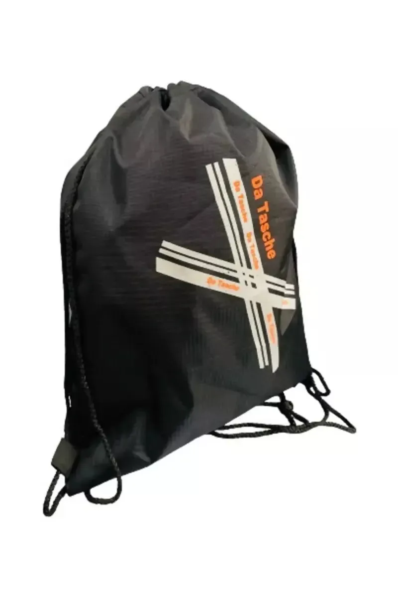 5 L Drawstring Backpack for Men - Black