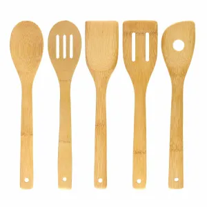 5-Piece Bamboo Cooking Utensil Set