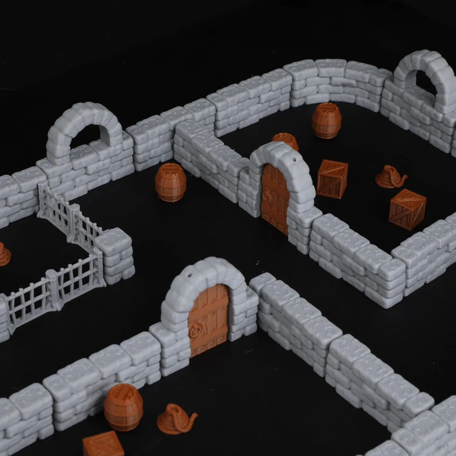 50-Piece Modular Terrain Set for D&D and Pathfinder 28mm