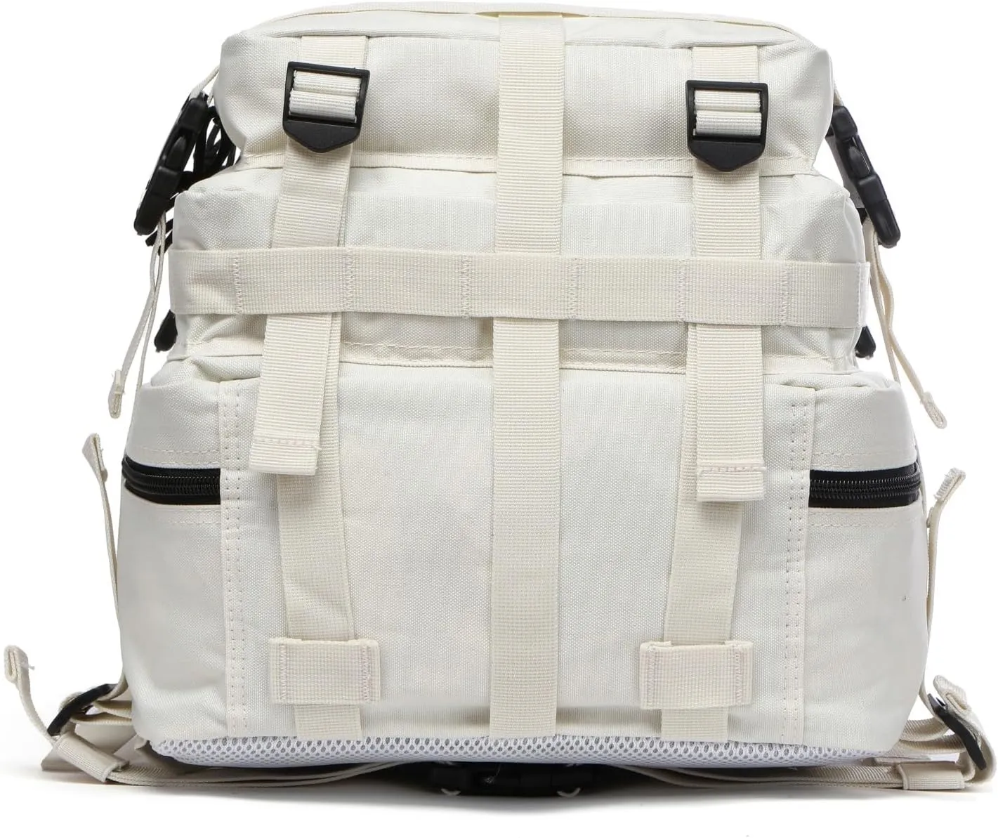 50L Sturdy Nylon Waterproof Fishing Hunting Backpack Outdoor Military Rucksacks Tactical Sports Camping Hiking (White)