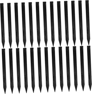 50pcs Heavy Duty Plastic Tent Stakes Long Ground Anchors for Camping Gardening Canopy and Tarp Use Durable and Lightweight Outdoor Accessories for Lawn and Beach