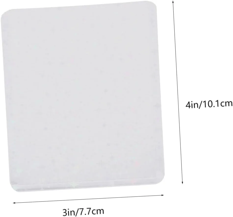 50pcs Transparent Cards Display Sleeves Card Protectors for Game Photos Kpop Collectibles Lightweight Portable
