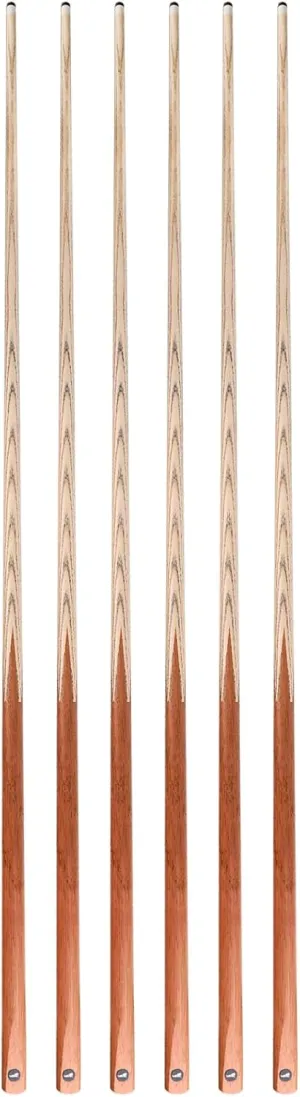 58" one Piece Pool cue Stick with 13MM Leather tip, Weight 20OZ Billiards cue Stick, Pool Stick Set of 4 or Set of 6