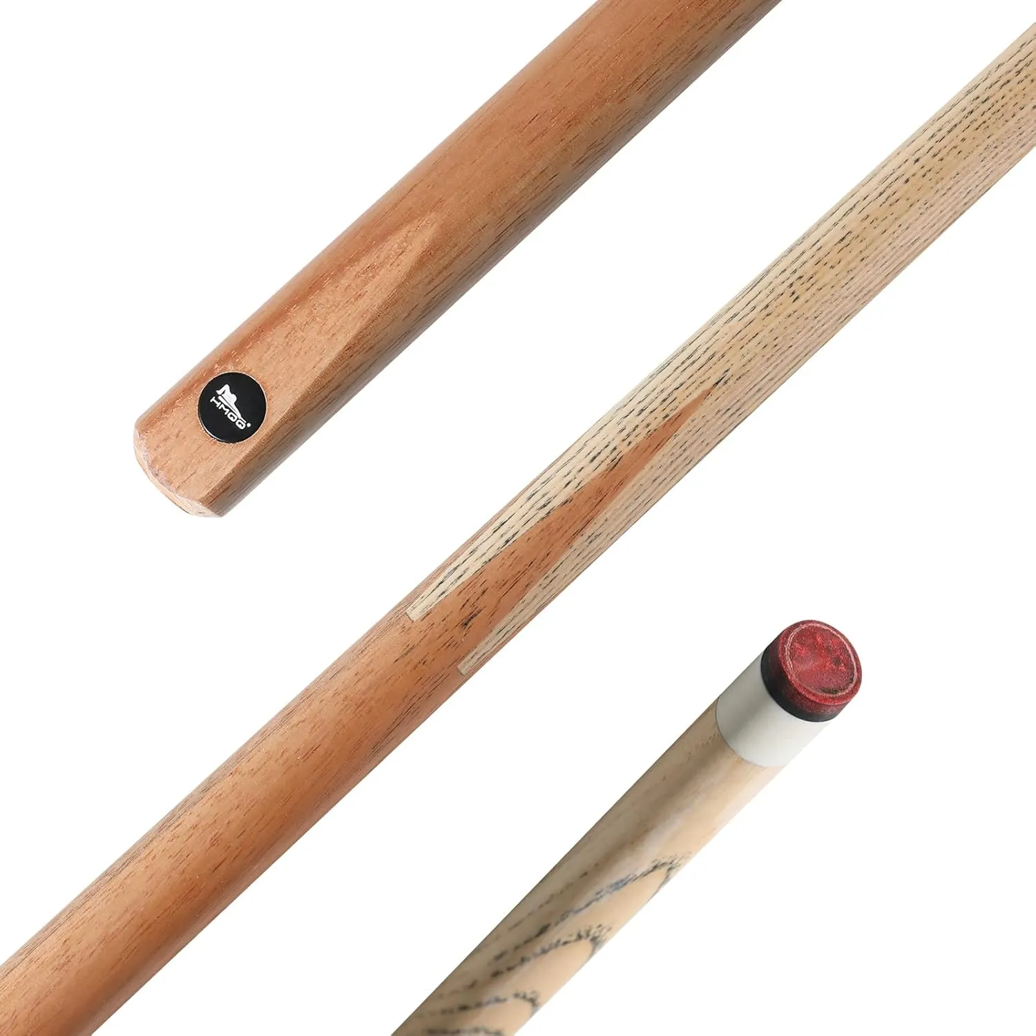 58" one Piece Pool cue Stick with 13MM Leather tip, Weight 20OZ Billiards cue Stick, Pool Stick Set of 4 or Set of 6