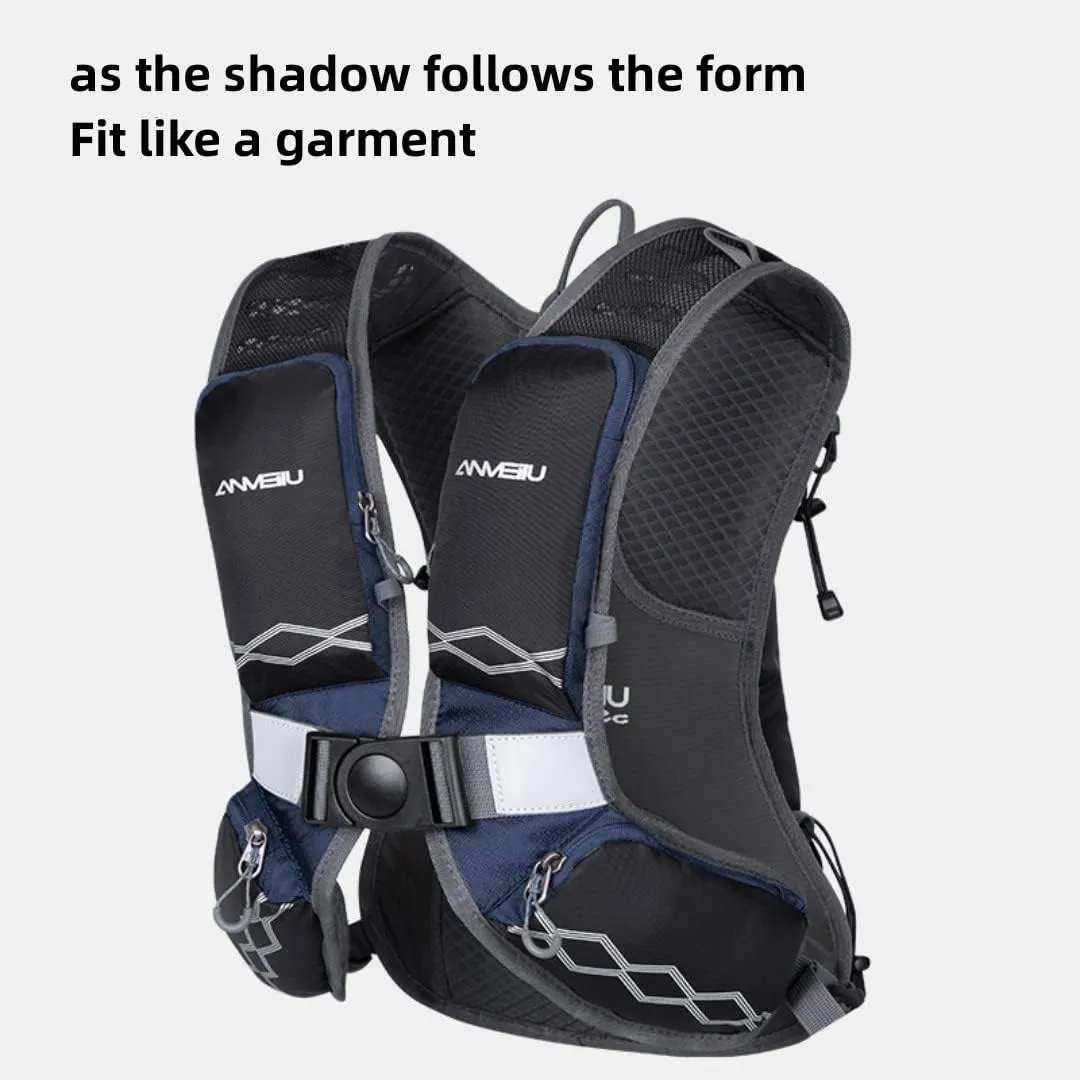 5L Outdoor Cycling Backpack Water Bag，Off-Road Running Backpack，Hiking Marathon Backpack Water Bag Equipment Bag，Lightweight Hydration Pack, Running, Hiking, Cycling, Climbing,Skiing