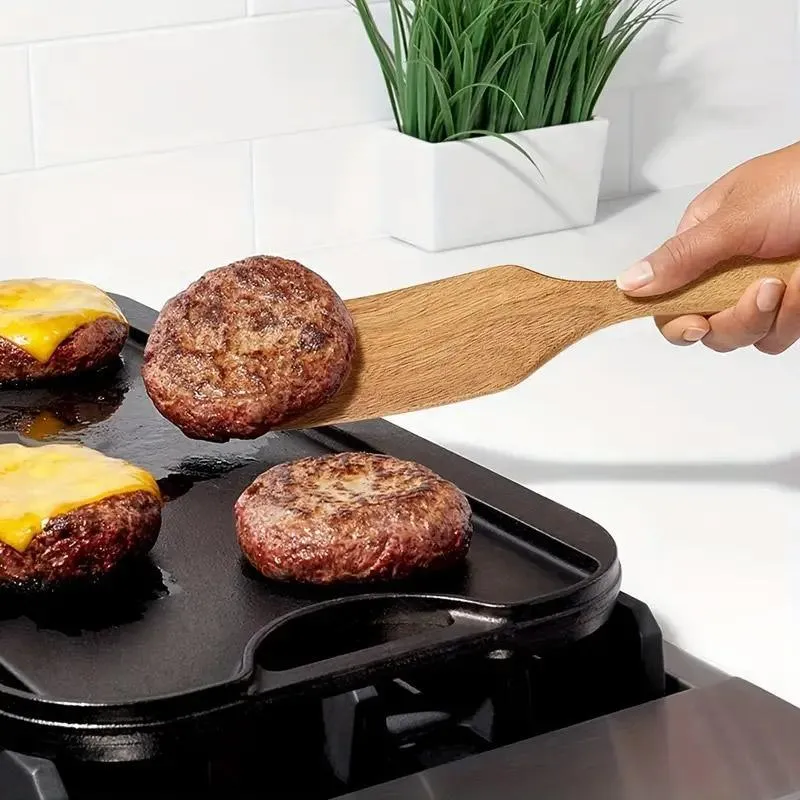 5pcs Wooden Spatula Set Kitchen Cooking Utensils Wooden Spatula for Cooking