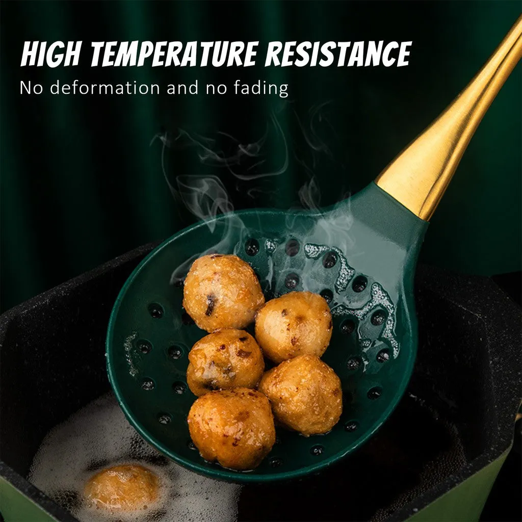 7 Pcs Stainless Steel Silicone Non Stick Kitchenware Set
