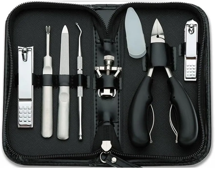 7 Pieces Stainless Steel Manicure Kit Mens Accessories Personal Care Set Manicure Professional Manicure Pedicure Set Manicure SetManicure Set for Home, Workplace, Gift Giving