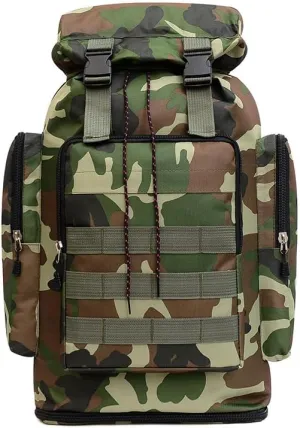 70L Military Tactical Backpacks Large Military Pack 3 Day Ergonomic Back System Design,Waterproof and Tear-Resistant (CP camouflage)