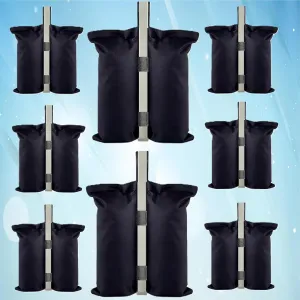 8-Pack Sand Bag-Large, Weight Bags for Outdoor Pop-Up Tent, Party Tents Canopy Sun Shelter, Patio Umbrella(Bags only Sand not Included)