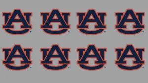 8 Piece Auburn Officially Licensed Waterless Peel & Stick Temporary Spirit Tattoos 8PK Team Logo
