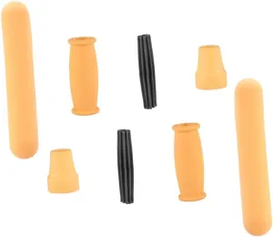 8pc Set of Walking Stick Accessories Rubber Axillary Mop Handle Non-slip Grip for Crutch Replacement Handle Grip for Crutch Accessories
