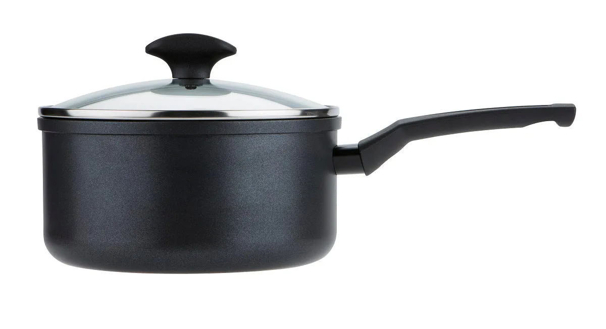 9 X Tougher: Non-Stick Frying Pan, Saucepan & Milk Pan Set - 5 Pieces