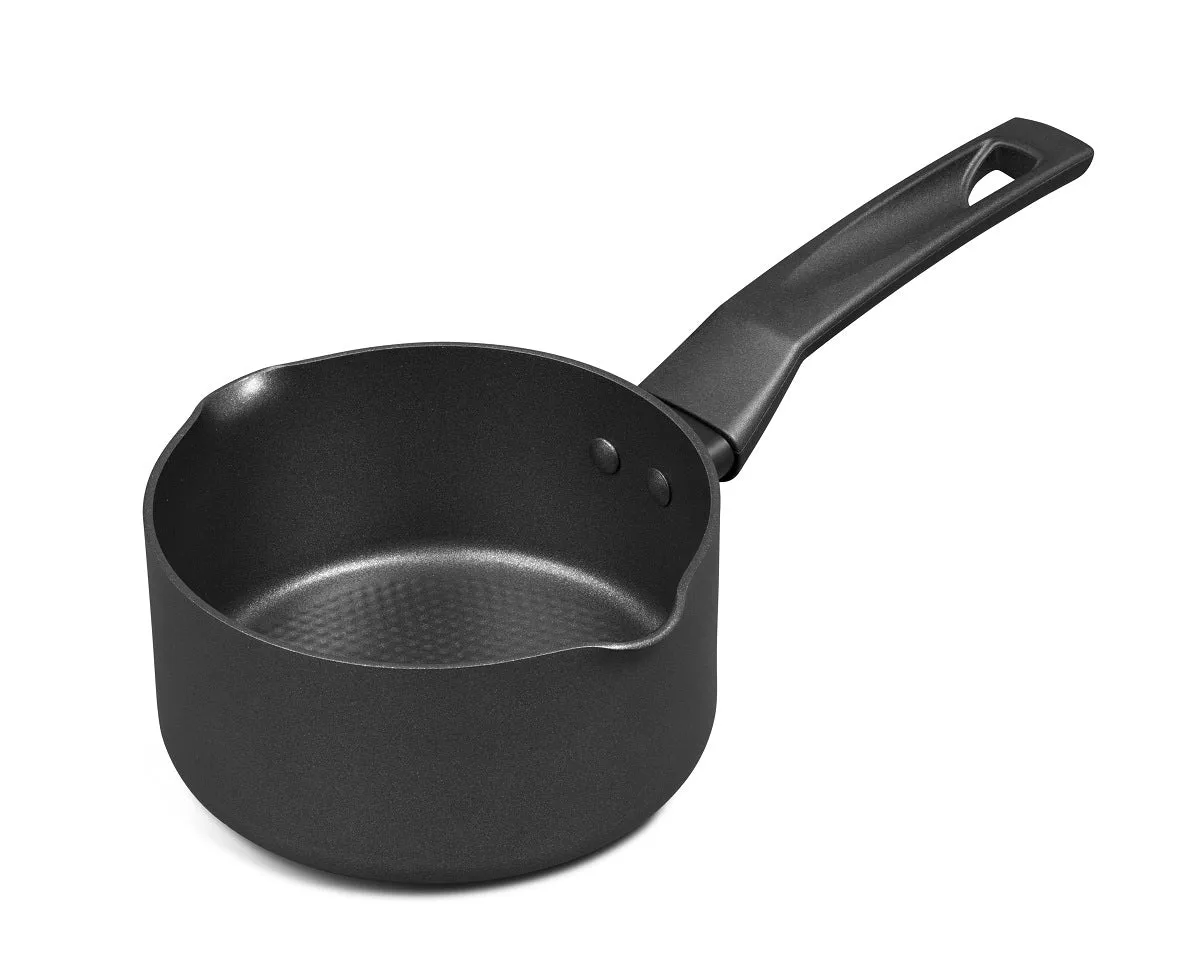 9 X Tougher: Non-Stick Frying Pan, Saucepan & Milk Pan Set - 5 Pieces